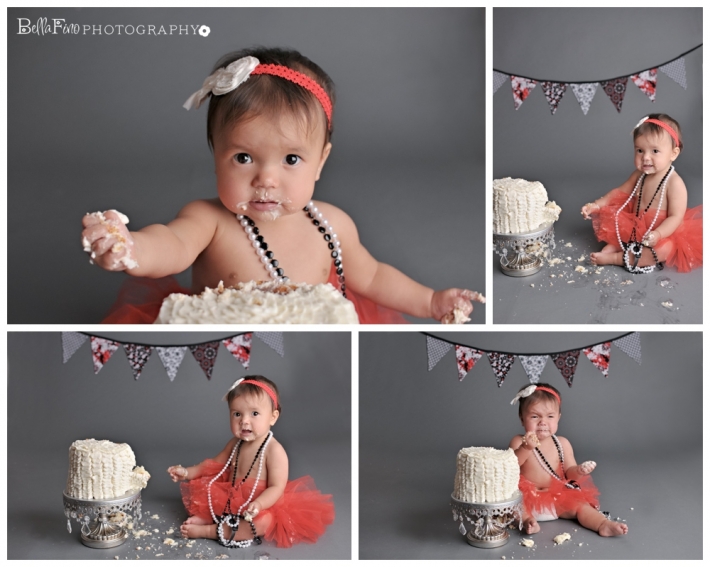 raleigh garner baby cake smash photographer